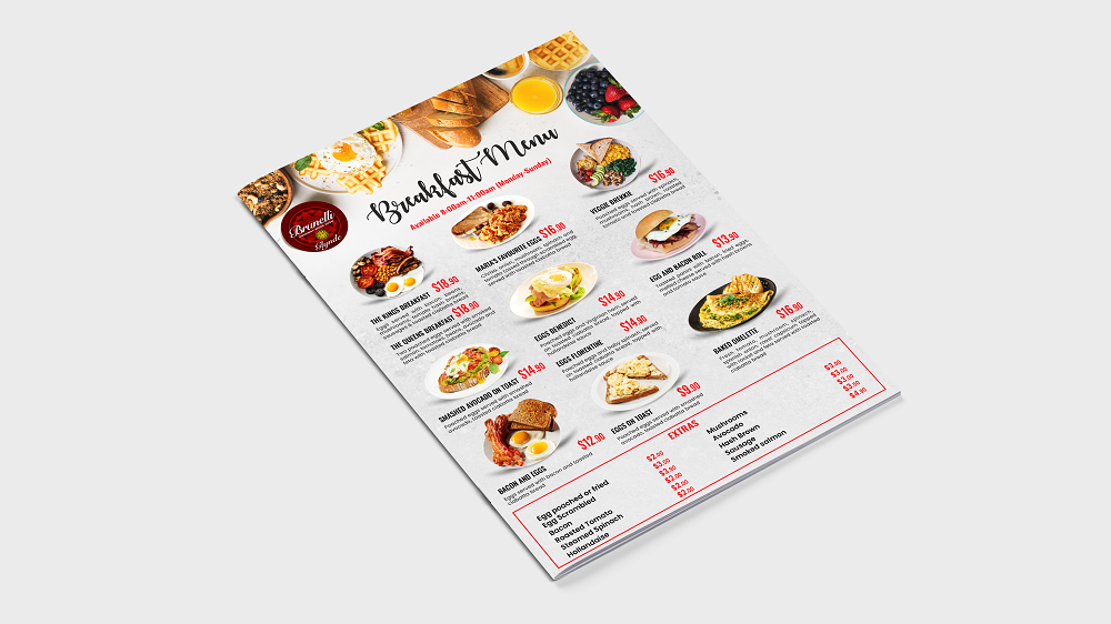 Cafe Brunelli Web Mockup 1