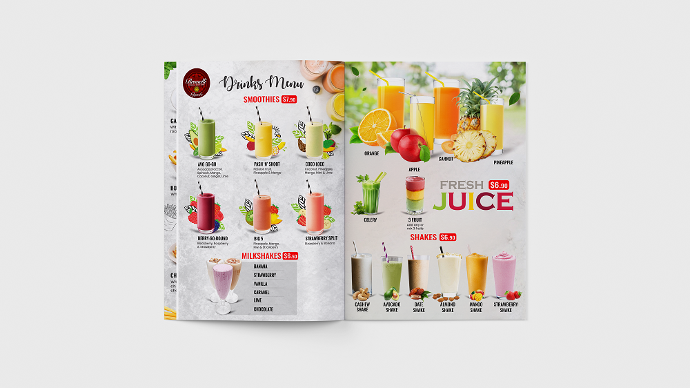 Cafe Brunelli Web Mockup 4