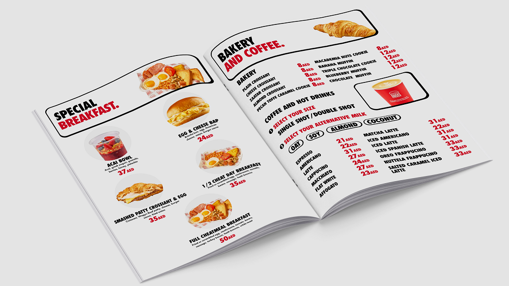 Cheat Meals Menu Mockup 3